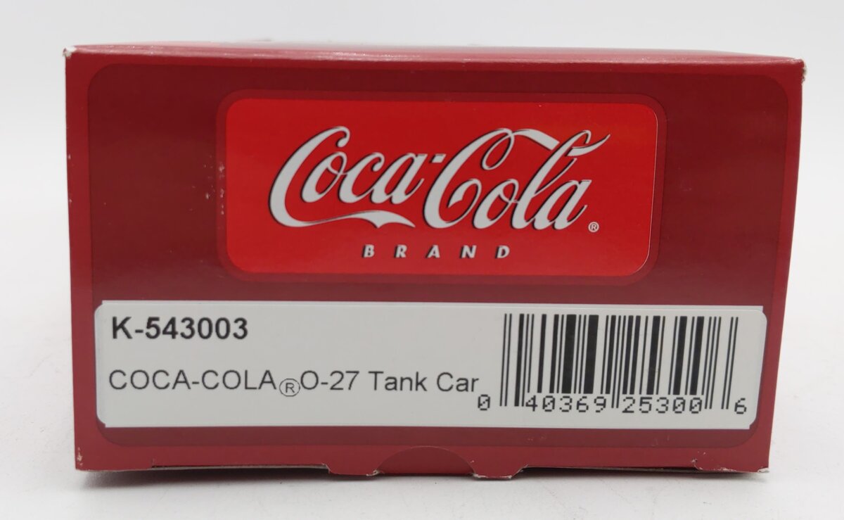 K-Line K543003 O Coca-Cola Tank Car #705 LN/Box