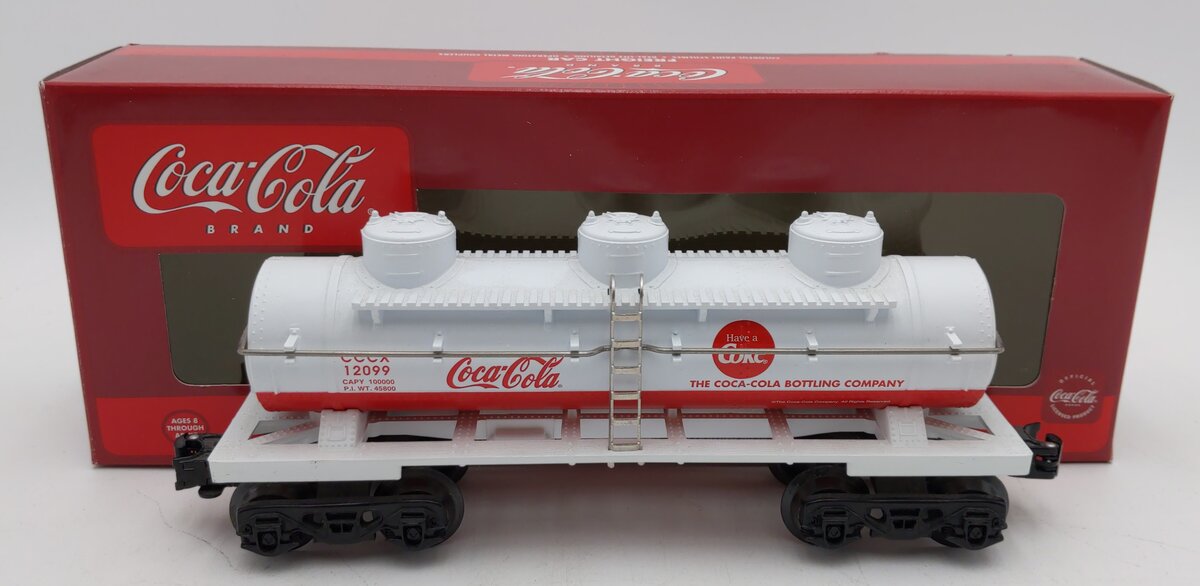 K-Line K543001 O White and Red Coca-Cola Tank Car EX/Box