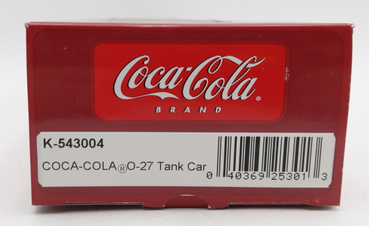 K-Line K-543004 O Coca Cola Tank Car #3420 EX/Box