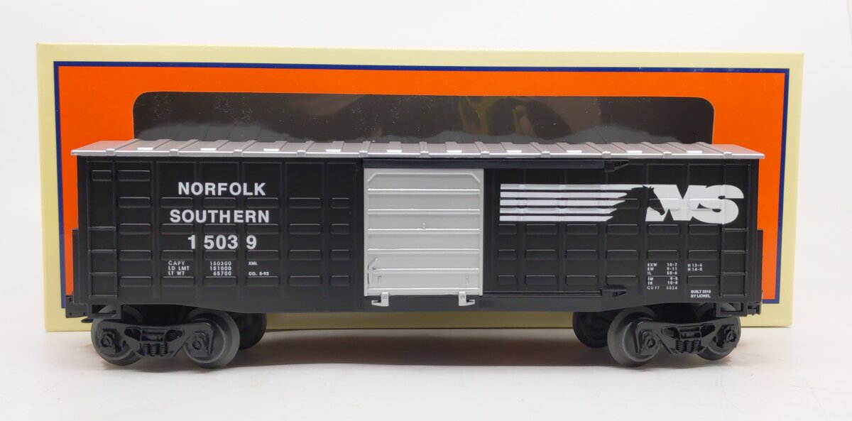 Lionel 6-15039 O Gauge Norfolk Southern Waffle-Sided Boxcar #15039