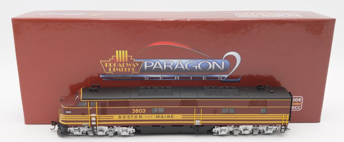 Broadway Limited 2375 HO Boston & Maine EMD E7A Paragon2™ #3803