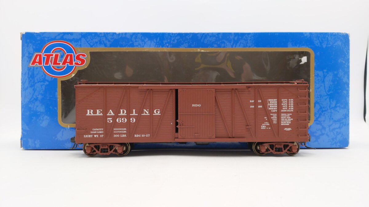 Atlas 7462-3 O Scale 2-Rail RR USRA Single Sheathed Box Car #5699 LN/Box