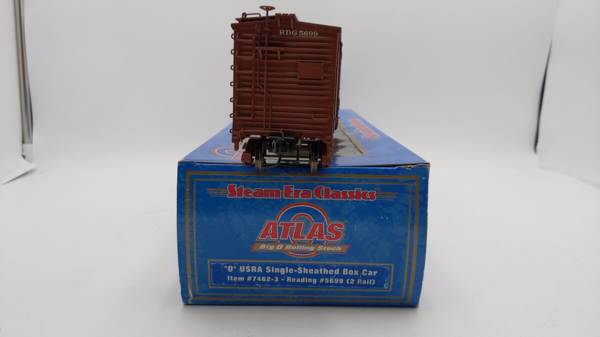 Atlas 7462-3 O Scale 2-Rail RR USRA Single Sheathed Box Car #5699 LN/Box