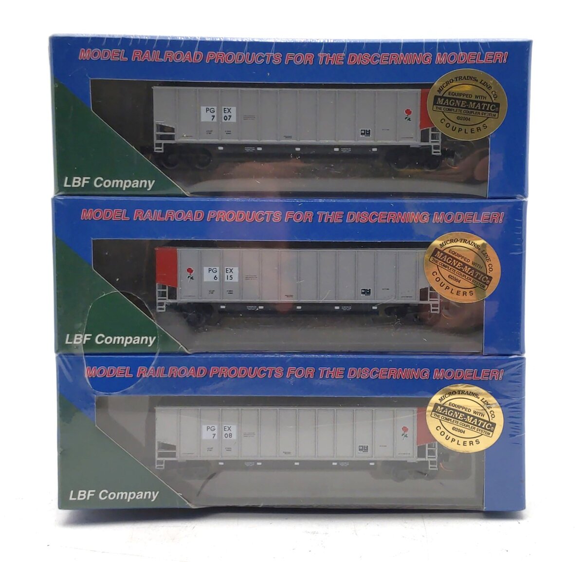 LBF 5419X N Scale Portland General Electric Johnstown Coalporter 6-Pack MT/Box