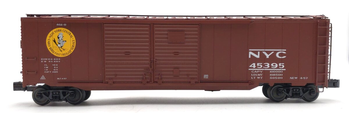 Lionel 6-27875 O New York Central Double-Door Boxcar #45395