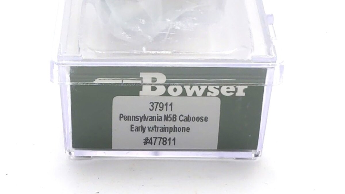 Bowser 37911 N Pennsylvania N5 Caboose Early Scheme with Trainphone #477811