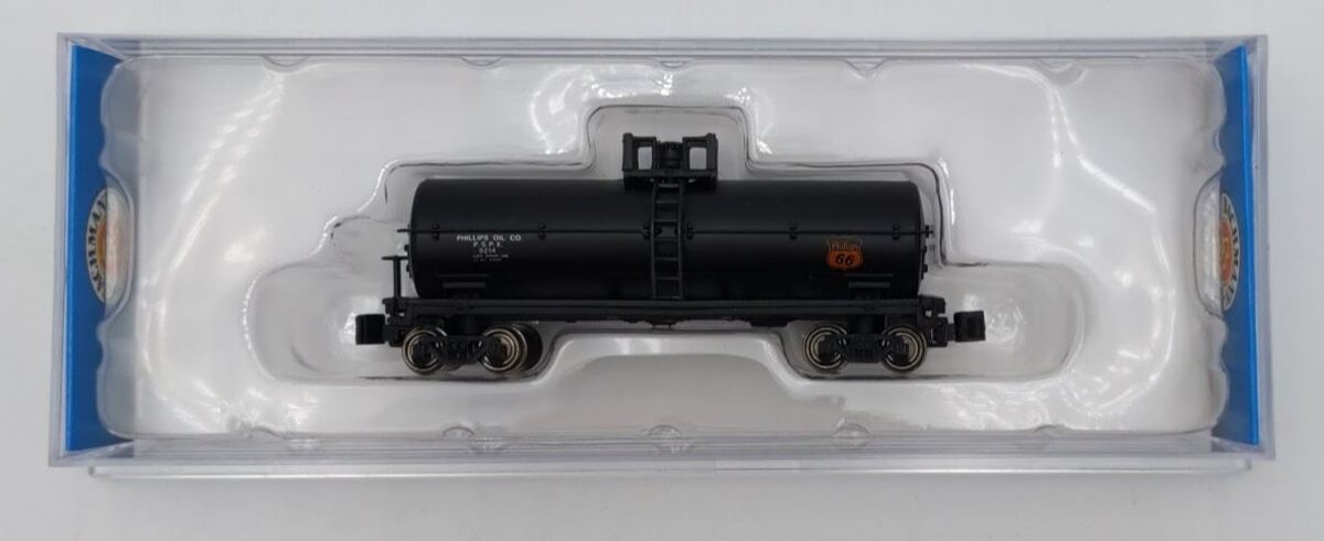 Bachmann 73490 N Scale Phillips 66 40' Single Dome Tank Car #9214