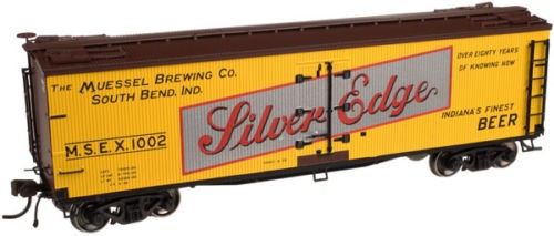 Atlas 20002016 HO Scale Silver Edge Beer 40' Wood Reefer Car #1002