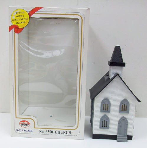 Model Power 6350 O Built-Up Church Building LN/Box – Trainz