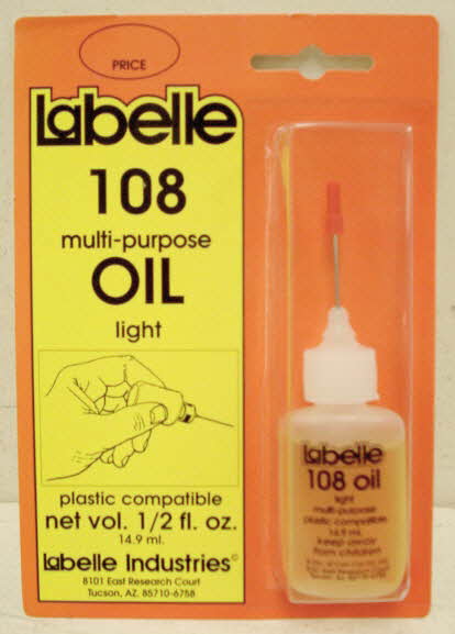 LaBelle 108 Multi-Purpose Light Weight Oil - 14.9 ml. Bottle