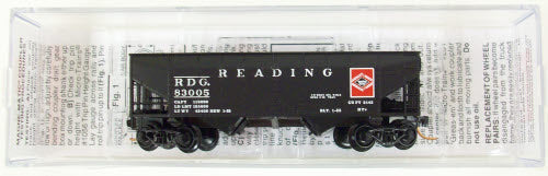 Micro-Trains 05500310 N Reading 33' Twin Bay Offset Side Hopper #83005