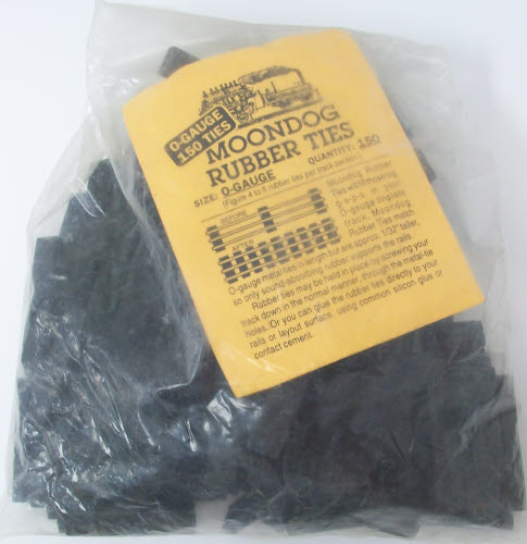 Moondog 150-1 O Gauge Rubber Ties 150 Pack