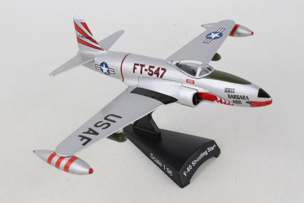 Daron Worldwide Trading PS5392-1 1:96 USAF F80 Shooting Star Aircraft