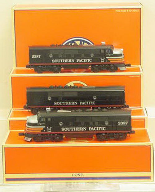 Lionel 6-38197 O Gauge Southern Pacific F-3 ABA Diesel Locomotive Set ...