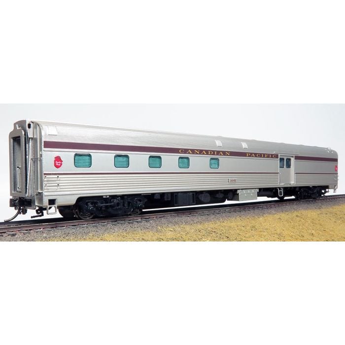 Rapido Trains 114003 HO CPR Maroon Scheme Budd Baggage-Dorm Car #3008
