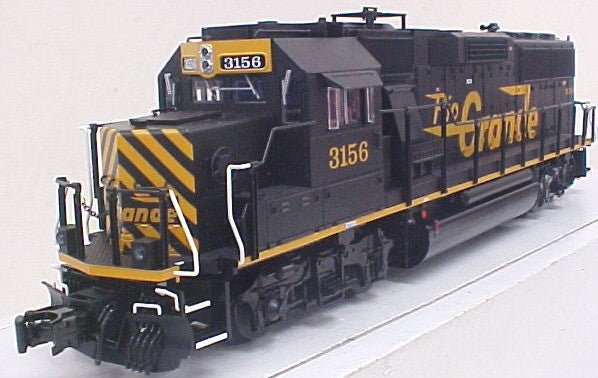 Atlas 1255 O Gauge Rio Grande Unpowered GP-60 Diesel Locomotive #3156 (3-Rail)