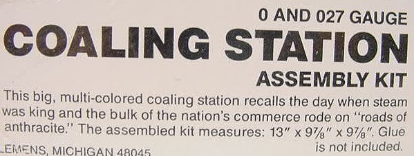 O O27 GAUGE hot COALING STATION ASSEMBLY KIT 6-12736 Sealed