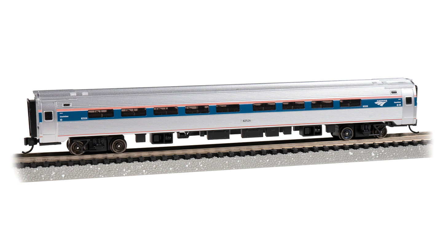 Bachmann 14170 N Amtrak Amfleet I Phase VI Lighted Coach Class Car #82526