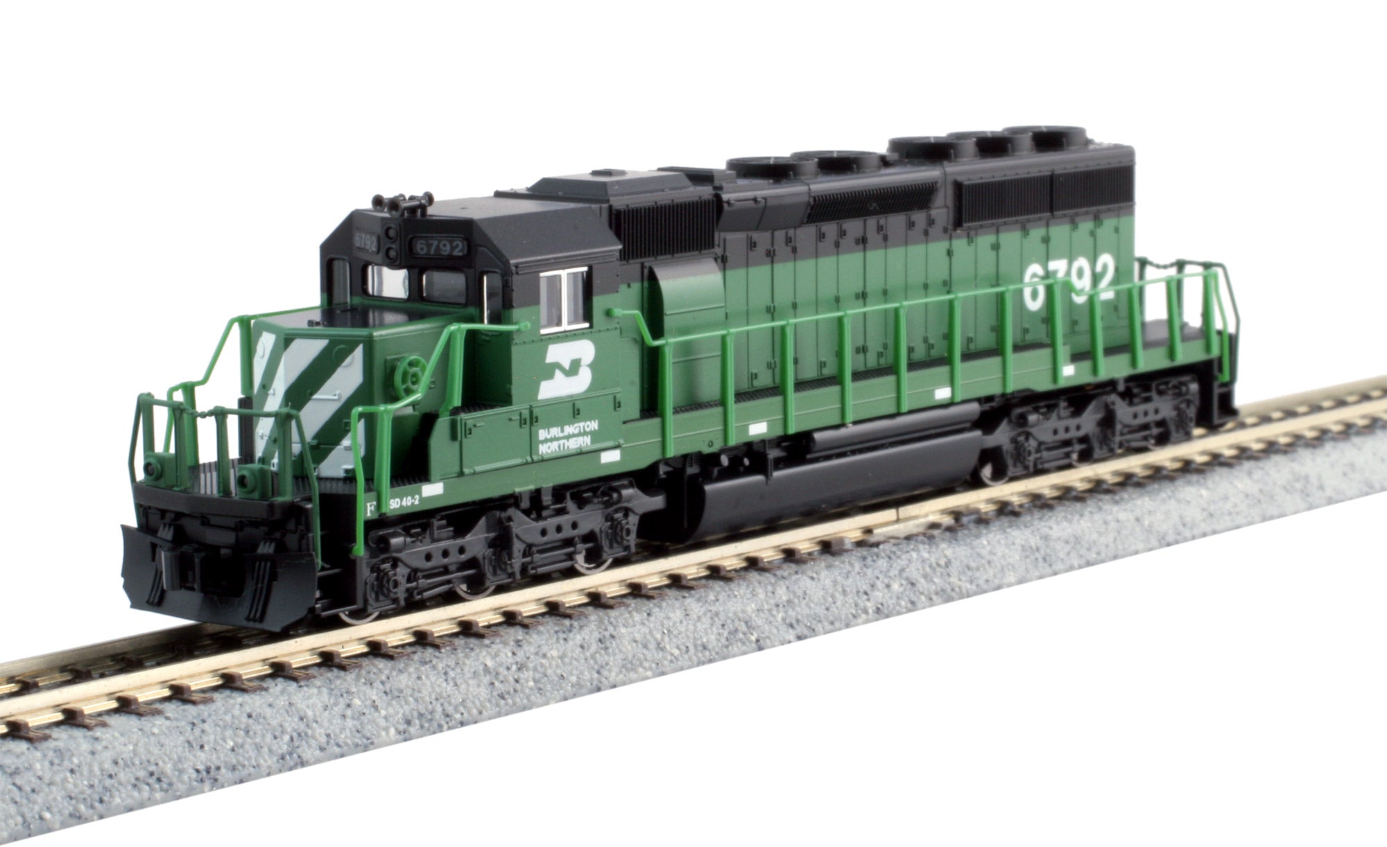 Kato 176-4960-DCC N BN EMD SD40-2 Diesel Locomotive with DCC #6792 – Trainz