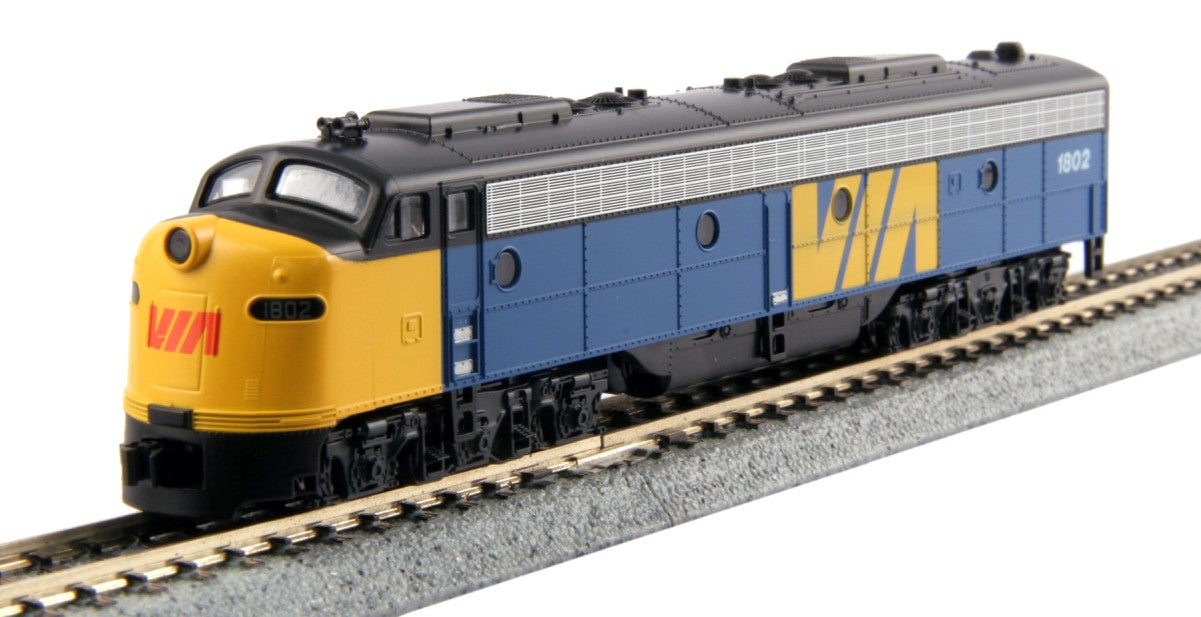 Kato 176-5345 N Via Rail E8A Diesel Locomotive #1802