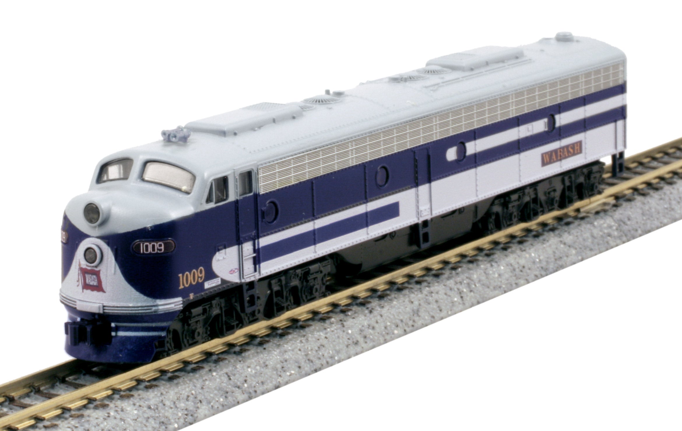 Kato 176-5365-KB2 N Wabash EMD E8A Kobo Custom Diesel Locomotive #1009 ...