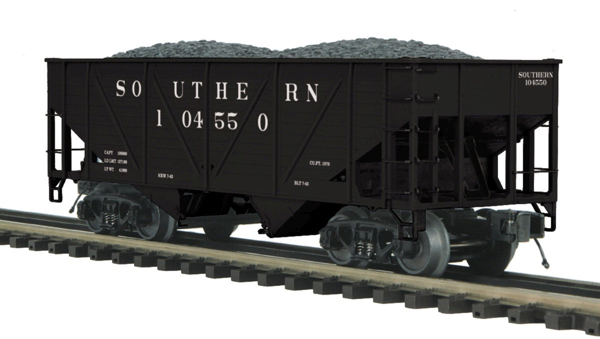 MTH 20-97281 Southern 34' Composite Hopper Car #104550 with Coal Load