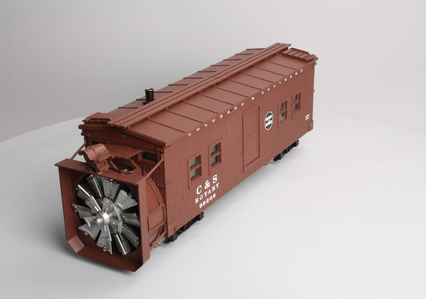 USA Trains 2101 G Colorado & Southern Rotary Snow Plow #99200 - Metal Wheels