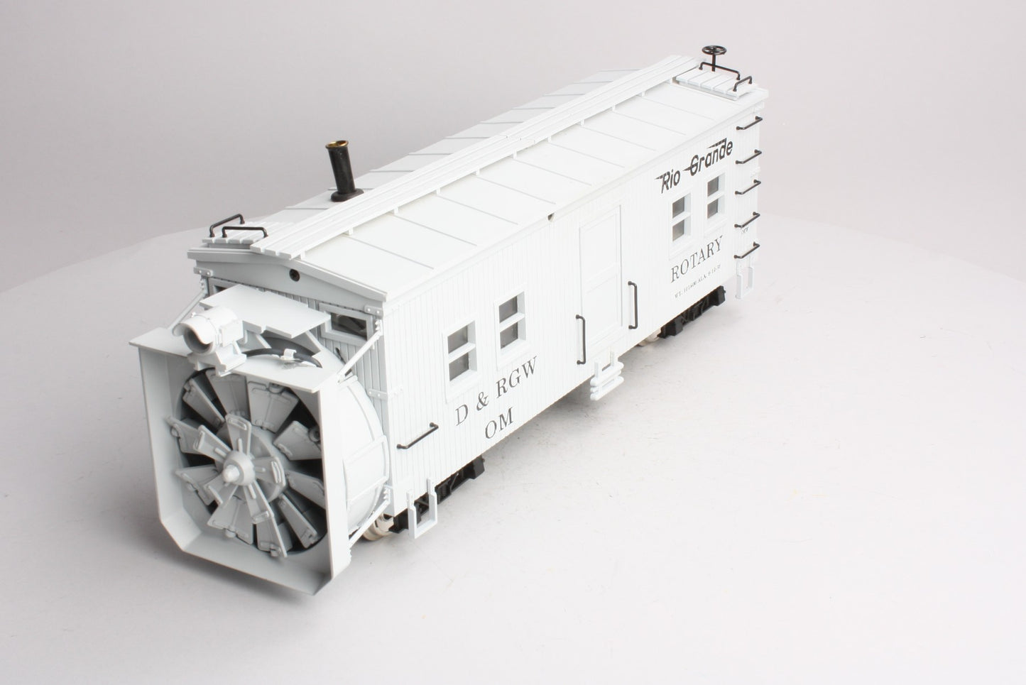 USA Trains 2100S G Scale D&RGW Rotary Snow Plow with Sound & Metal Wheels