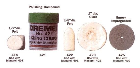 Dremel 1 Emery Impregnated Polishing Wheel - 425