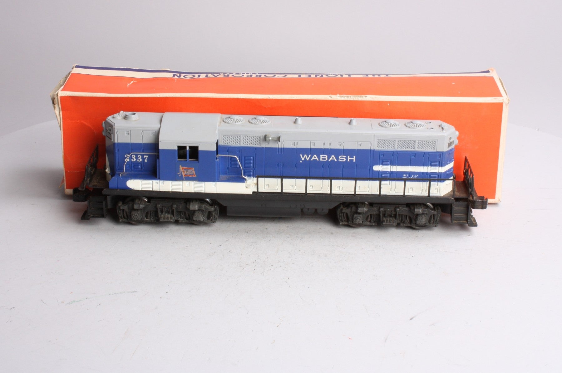 LIONEL POSTWAR TRAIN 2339 on sale WABASH GP7 DIESEL ENGINE 1957 O Guage