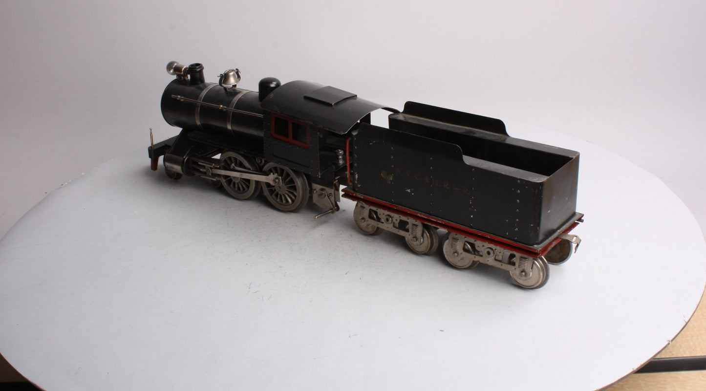 Lionel 6 Vintage Standard Gauge Prewar 4-4-0 Steam Locomotive and Tender