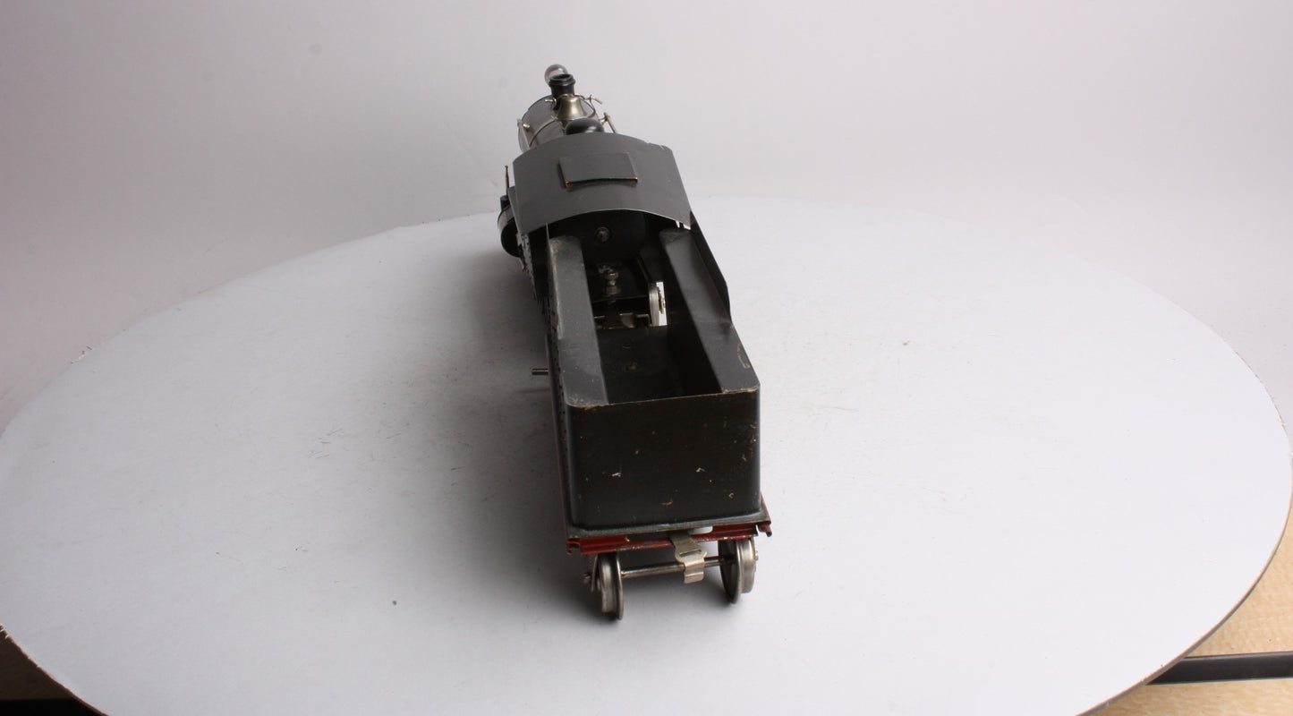 Lionel 6 Vintage Standard Gauge Prewar 4-4-0 Steam Locomotive and Tender