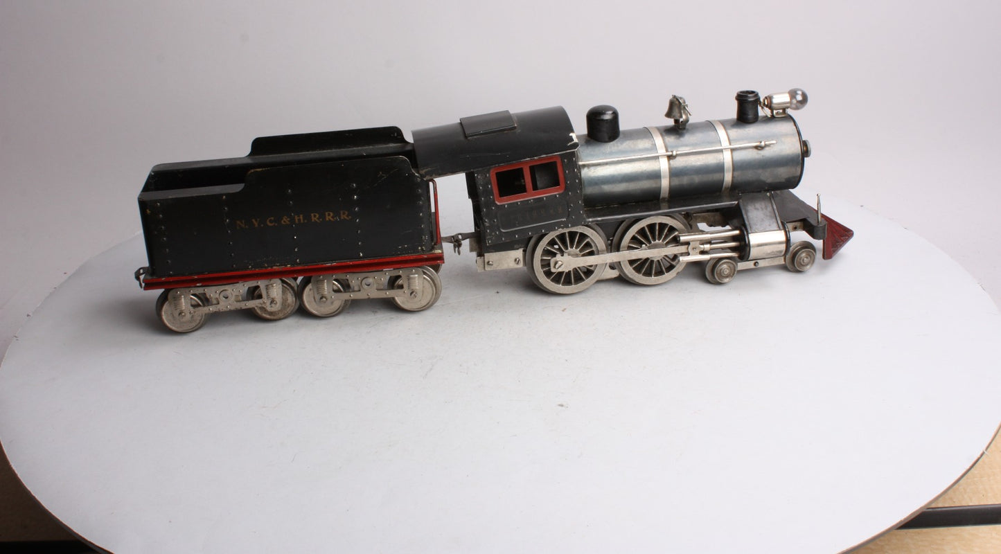 Lionel 6 Vintage Standard Gauge Prewar 4-4-0 Steam Locomotive and Tender