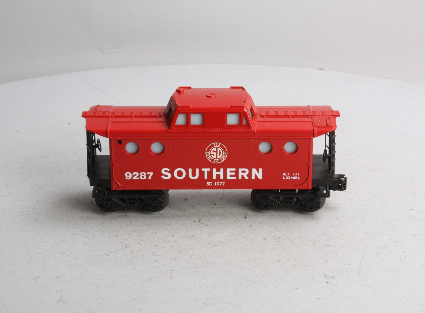 Lionel 6-9287 Southern Red N5C Porthole Caboose