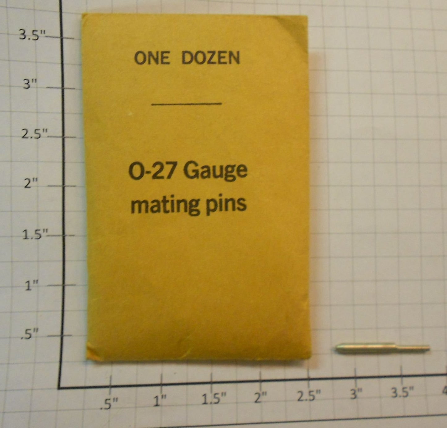 Gargraves 802 O27 Gauge to Gargraves Mating Track Pins (Pack of 12)