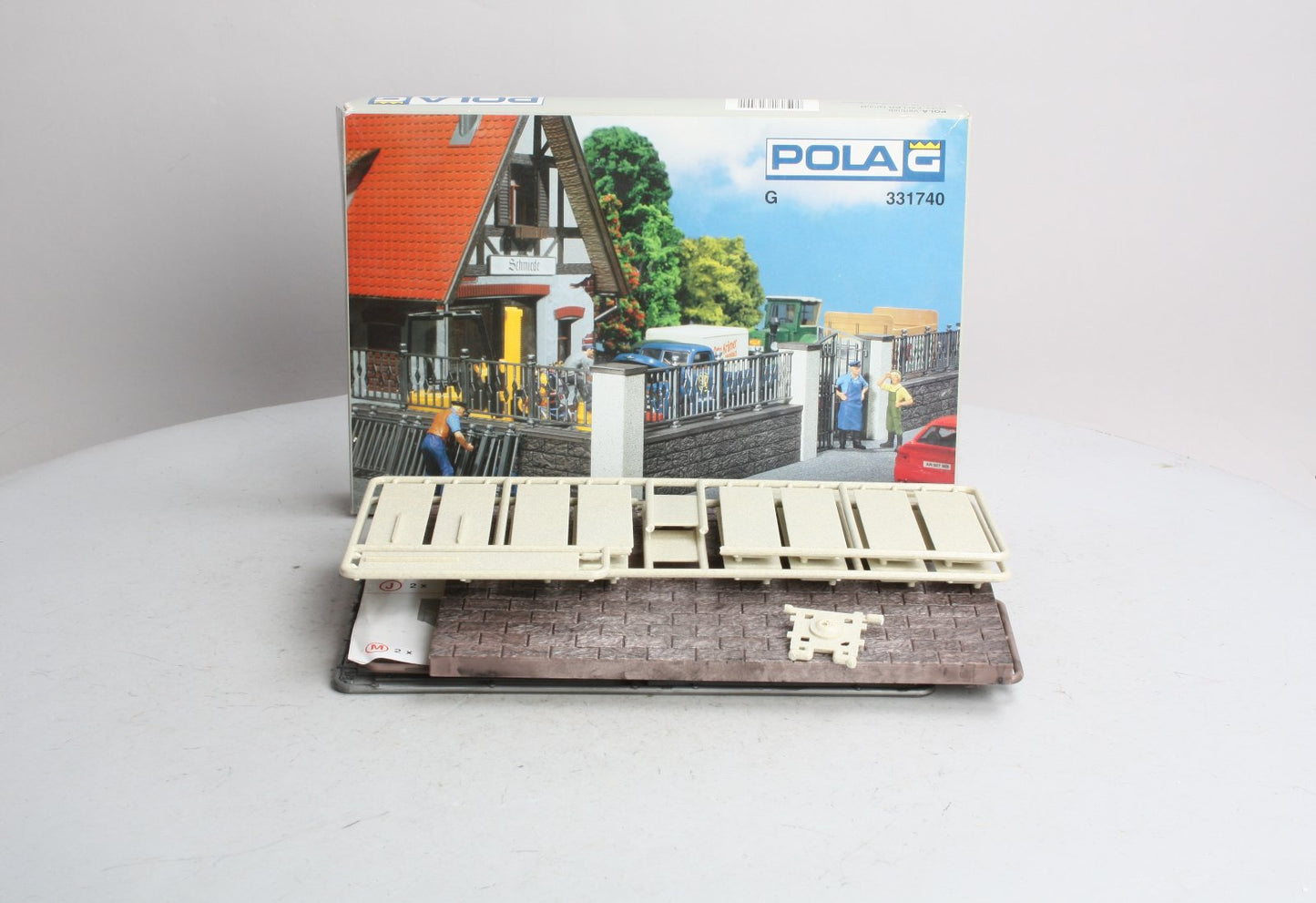 Pola 331740 Wall w/Fence & Garden Gate