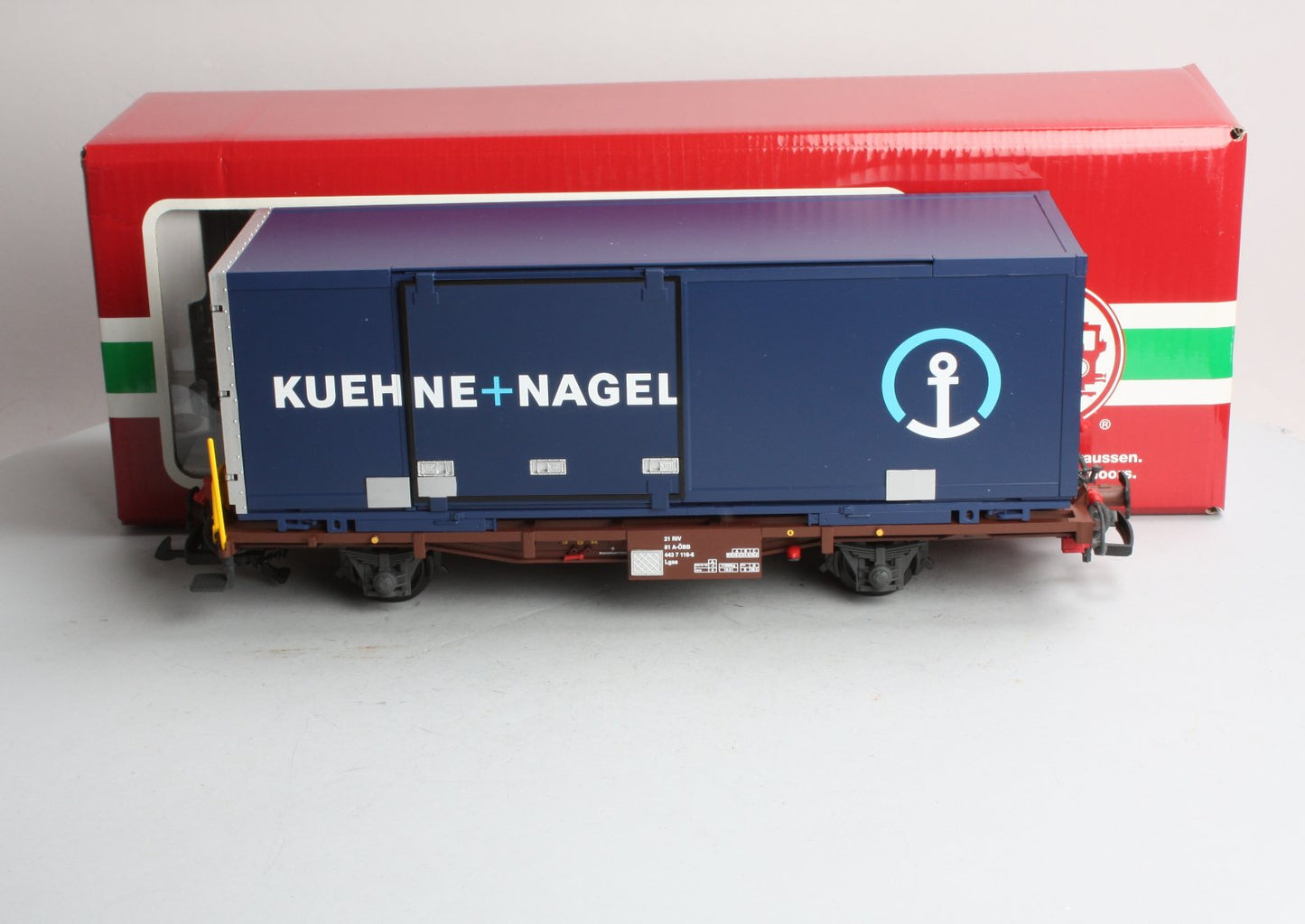 LGB 40893 Kuehne + Nagel Container Car