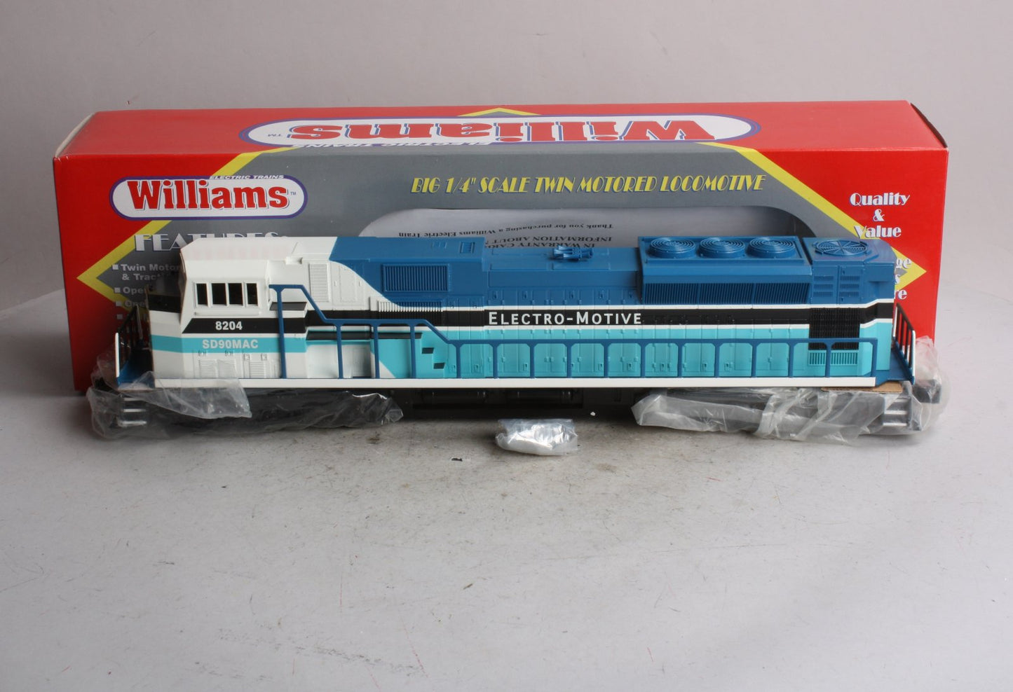 Williams 21803 O Electro-Motive Demonstator SD90 MAC Diesel Locomotive #8204