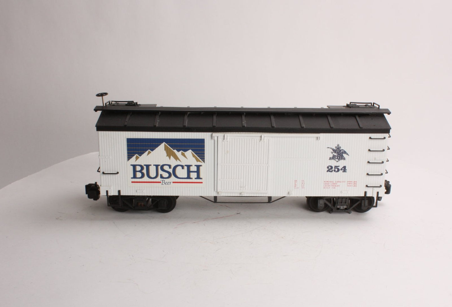 Delton 4255A4 G Scale Busch Beer Boxcar #254