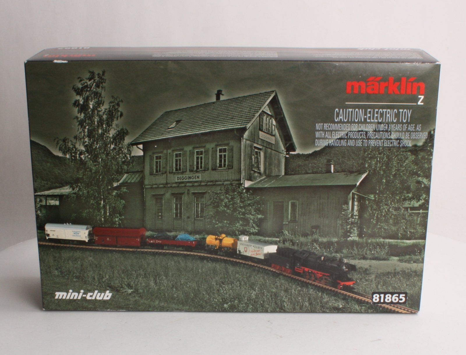 Marklin 81865 German Federal Railroad Z Gauge Steam Freight Train Set