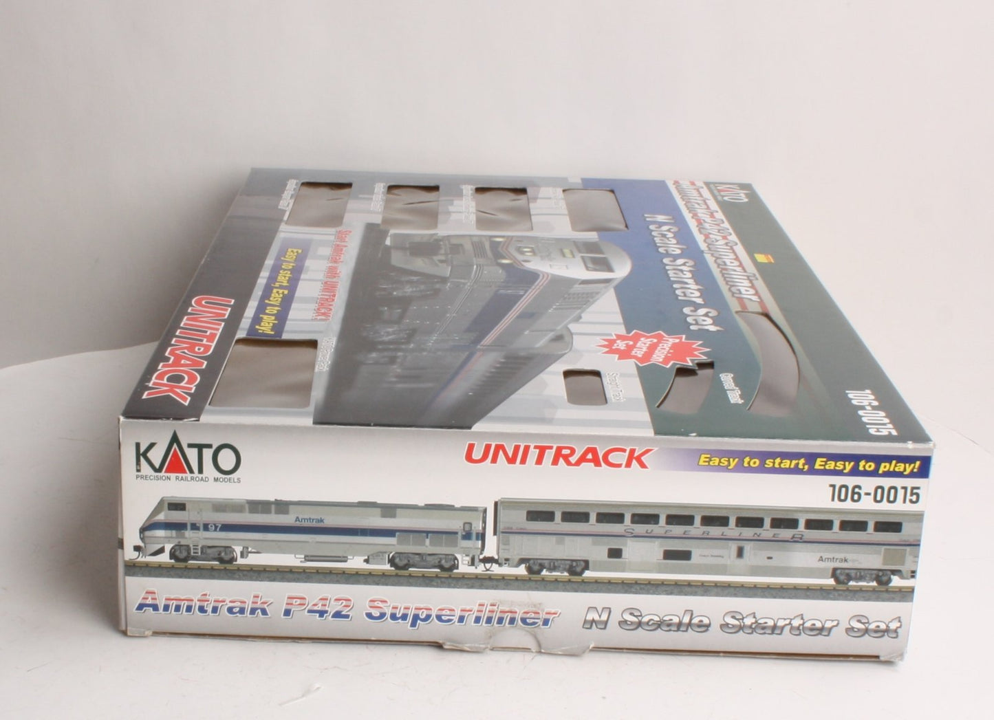 Kato 106-0015 Amtrak P42 Superliner N Gauge Diesel Starter Train Set