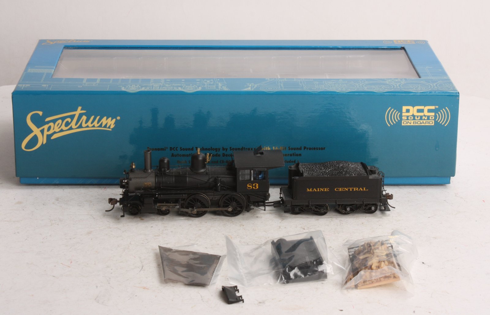 Bachmann 85104 HO Maine Central Richmond Modern 4-4-0 Steam Loco w/Sound #83