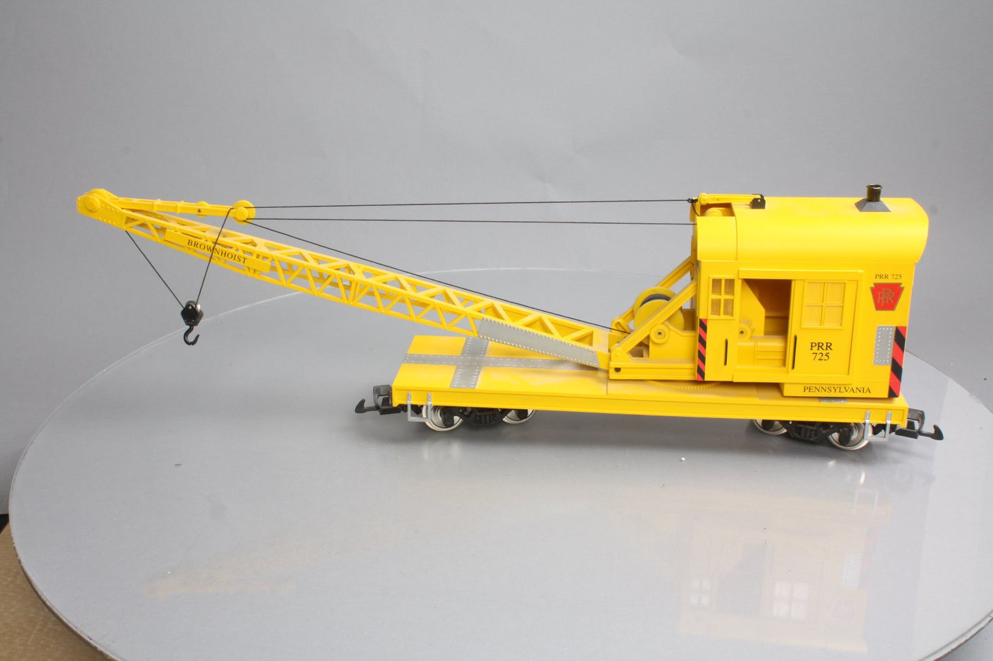 USA Trains 1861 G Scale Pennsylvania 25-Ton Crane Car