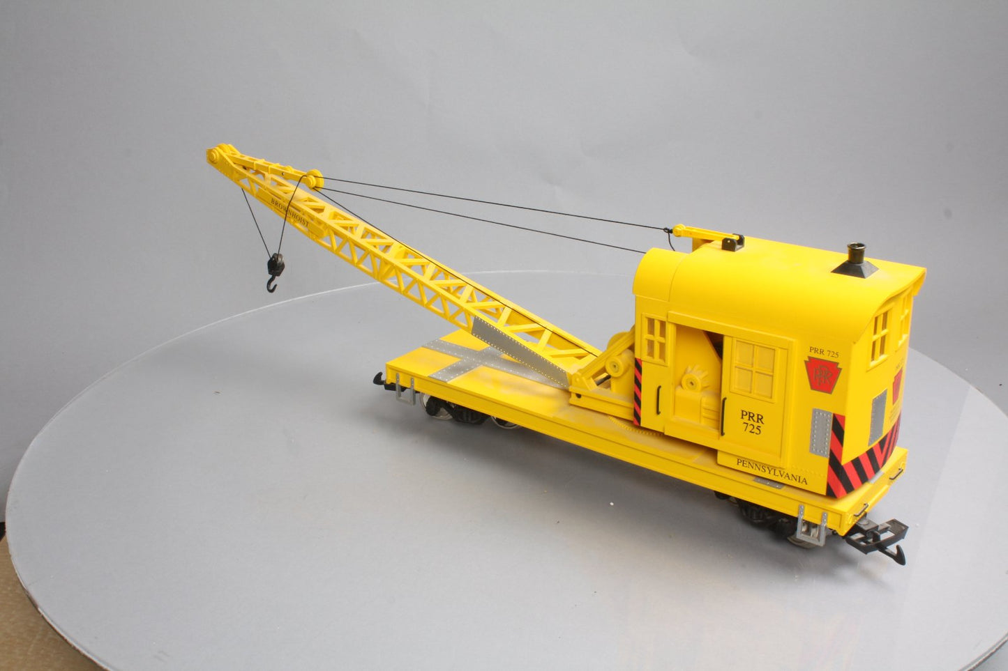 USA Trains 1861 G Scale Pennsylvania 25-Ton Crane Car