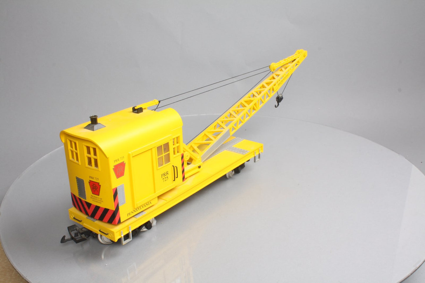 USA Trains 1861 G Scale Pennsylvania 25-Ton Crane Car