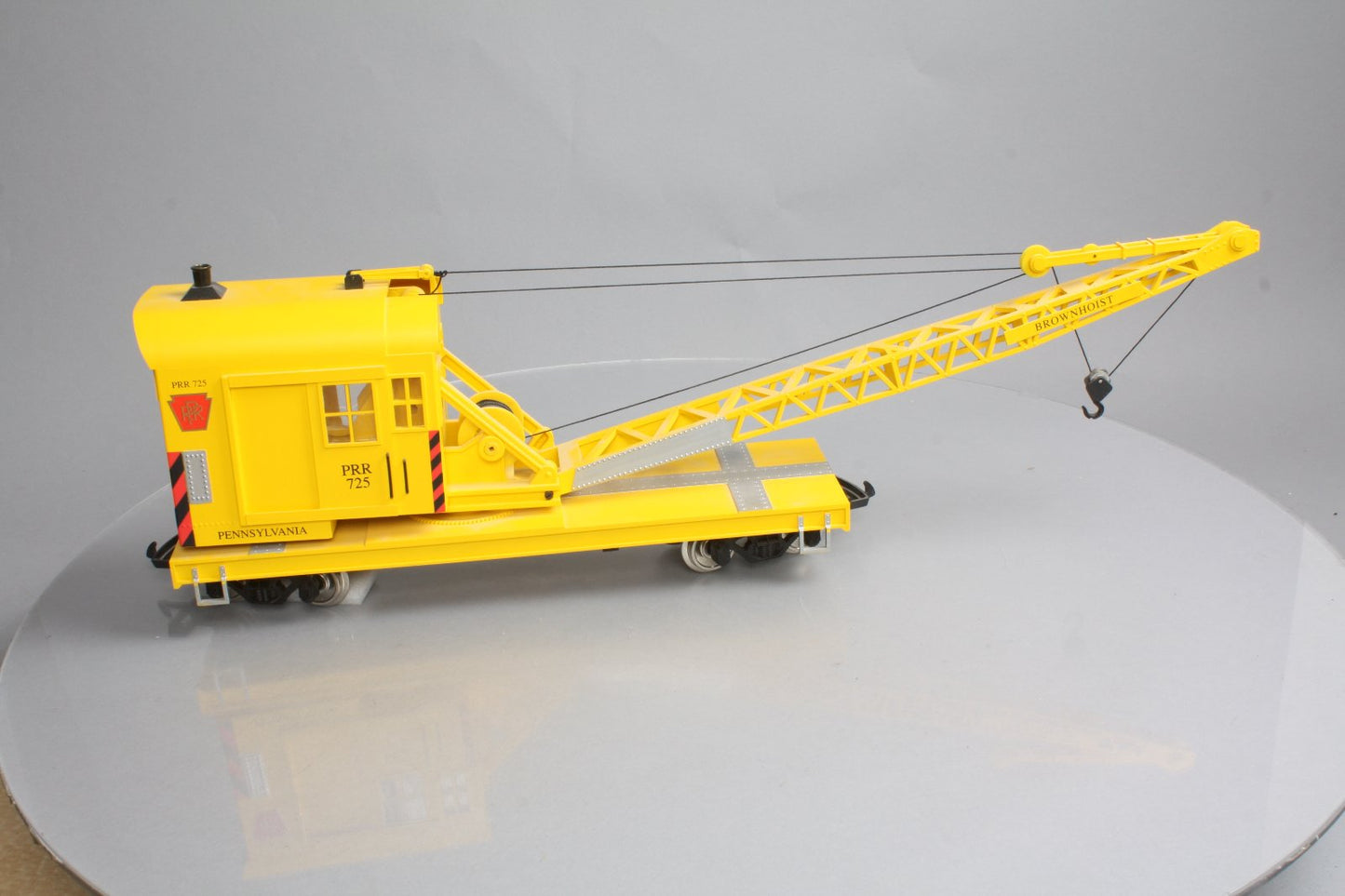 USA Trains 1861 G Scale Pennsylvania 25-Ton Crane Car