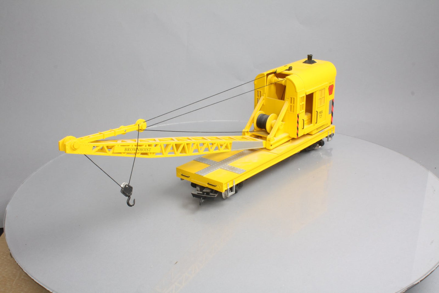 USA Trains 1861 G Scale Pennsylvania 25-Ton Crane Car