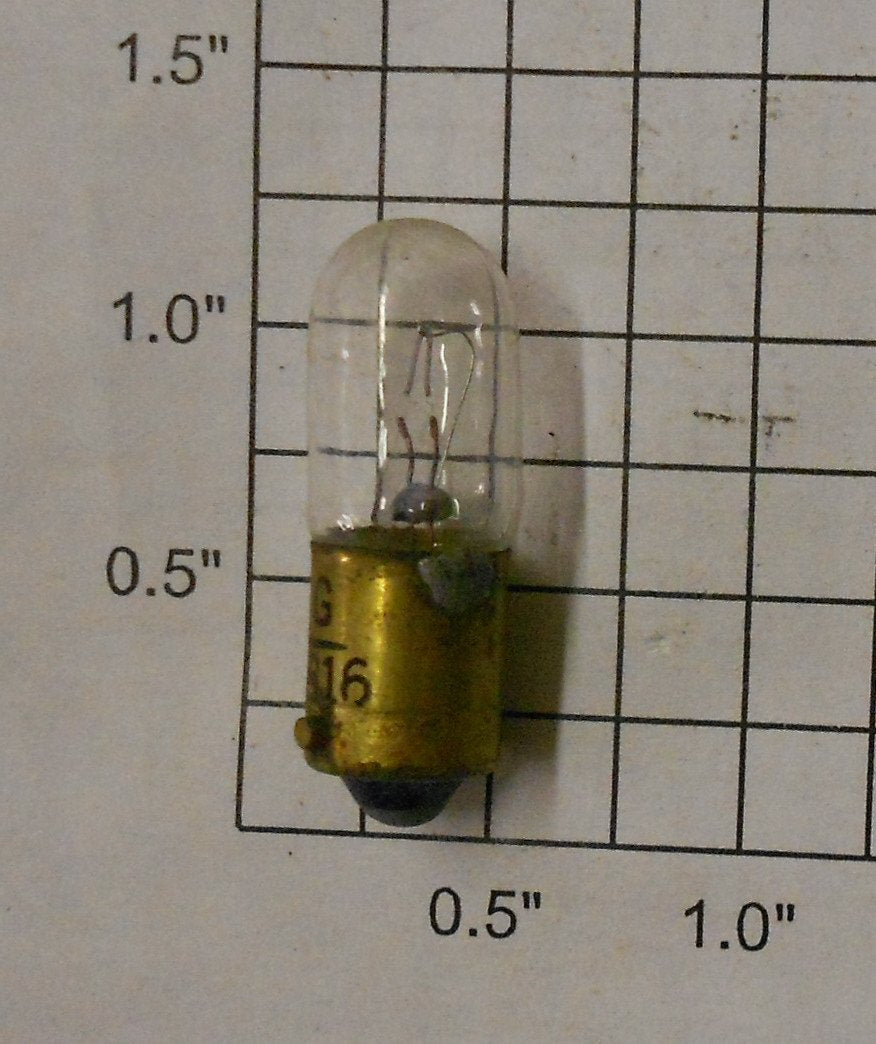 Lionel 1816 13 Volt Bayonet Base Clear Tall Globe Light Bulb