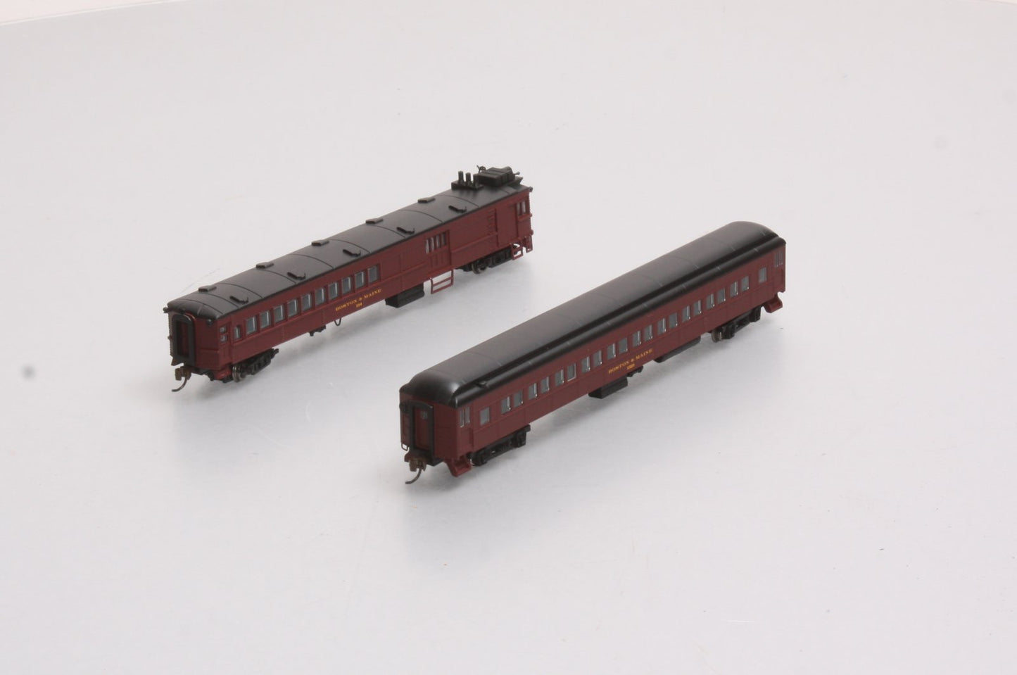 Bachmann 81467 N B&M EMC Gas Electric Doodlebug w/ Trailer Coach (DCC)