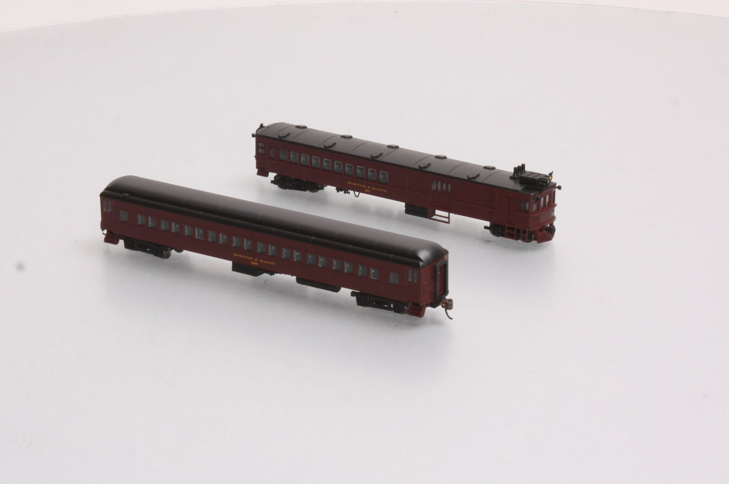 Bachmann 81467 N B&M EMC Gas Electric Doodlebug w/ Trailer Coach (DCC)